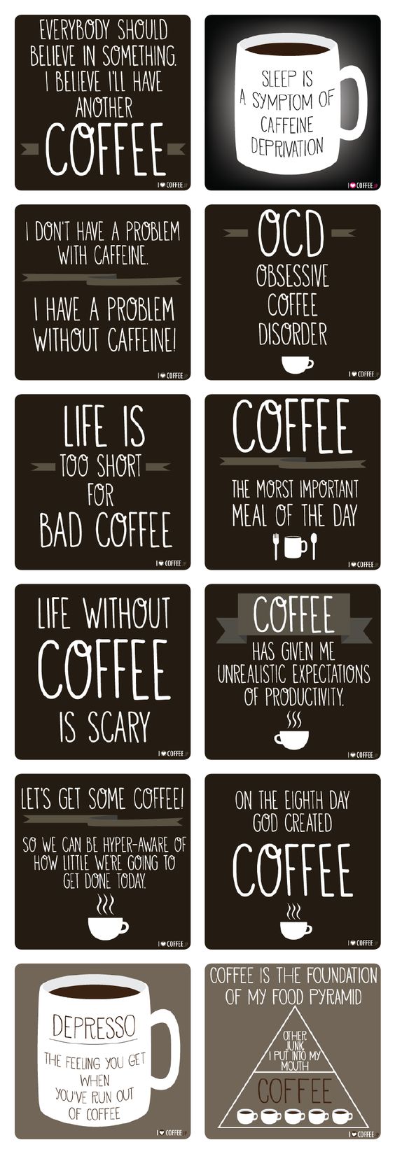 coffee person infographic