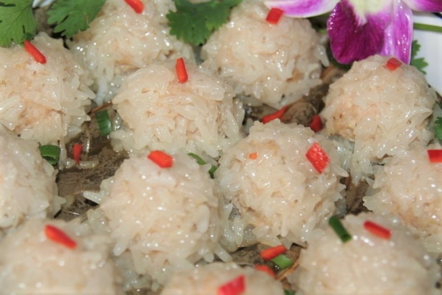 Pearl Meatballs Zhen Zhu Rou Wan 珍珠肉丸 