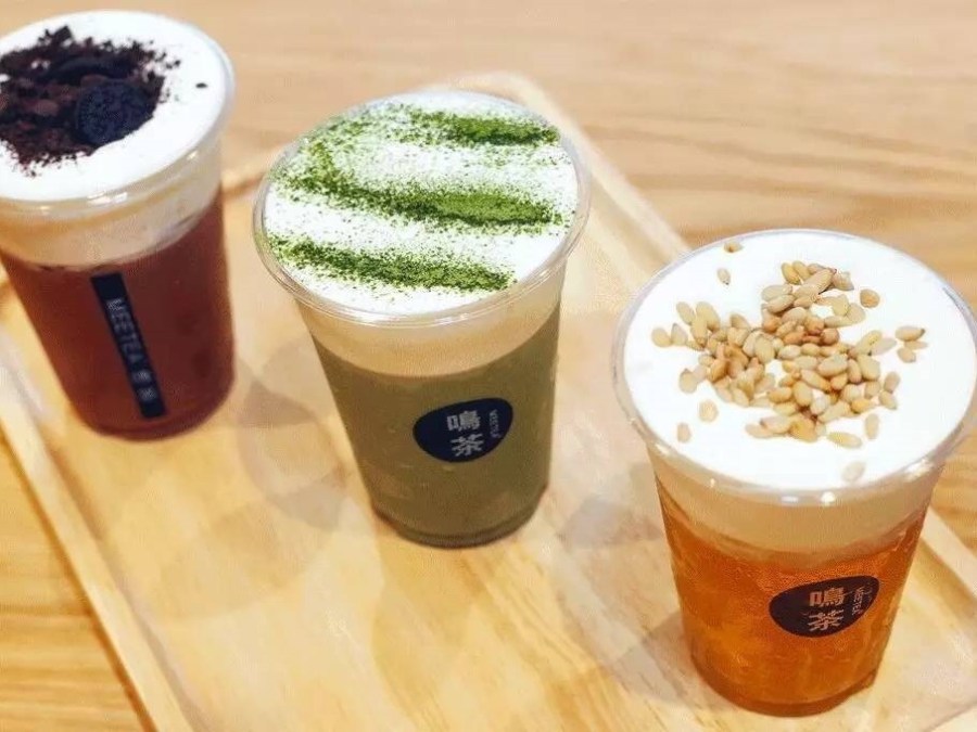 Various choices of cheese tea